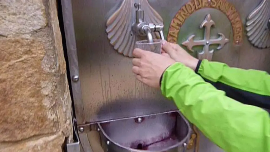 La fuente de vino del Camino de Santiago