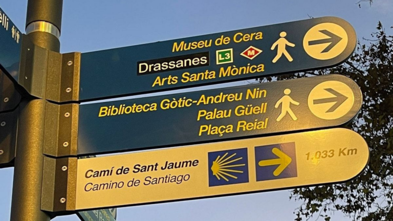 Errores de señalización en el Camino de Santiago